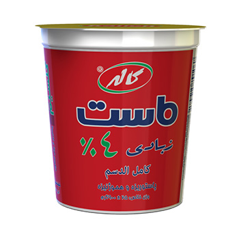 ماست تازه 4 درصد چربی 500 گرمی کاله